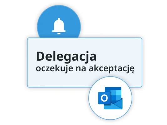 Przykładowy e-mail z powiadomieniem o akceptacji etapu delegacji