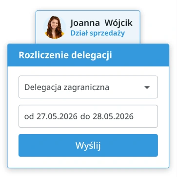 Pracownik rozlicza delegację
po powrocie
