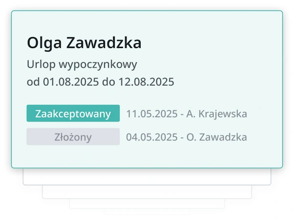 Sprawna ewidencja urlopów dla działu kadr