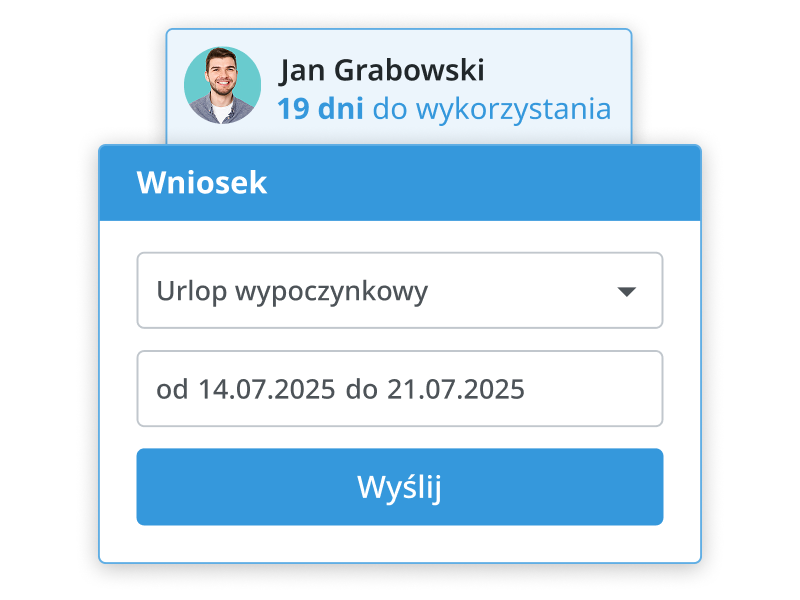 Proste składanie wniosków dla pracowników
