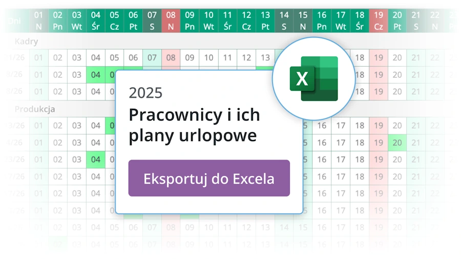 Eksportuj do Excela